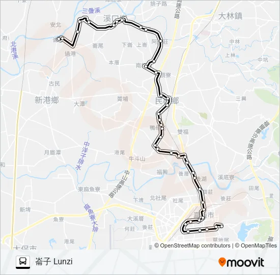 7316 Bus Line Map