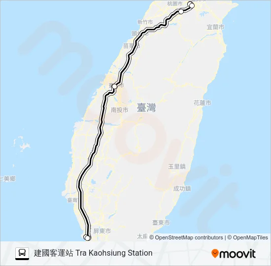 1660 Bus Line Map