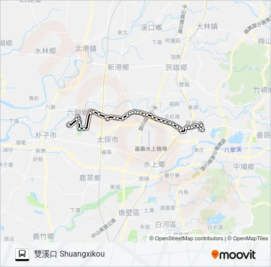 7320 Bus Line Map