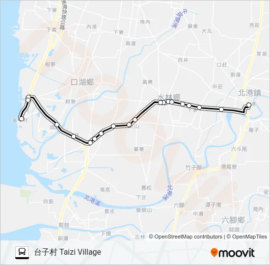 7223A Bus Line Map