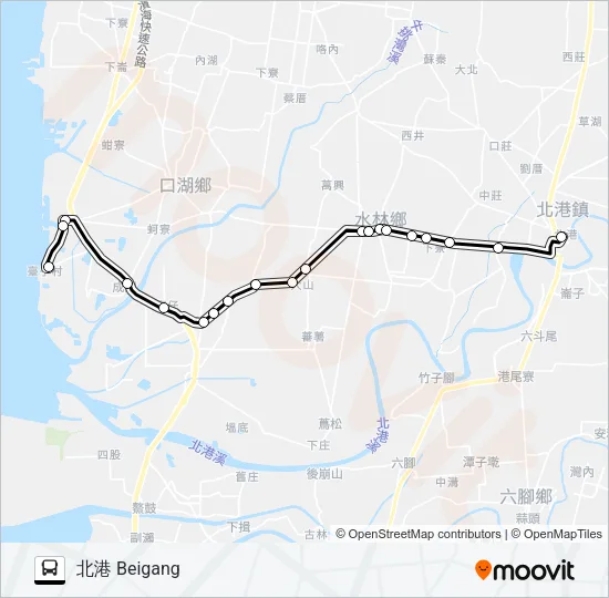 7223A Bus Line Map