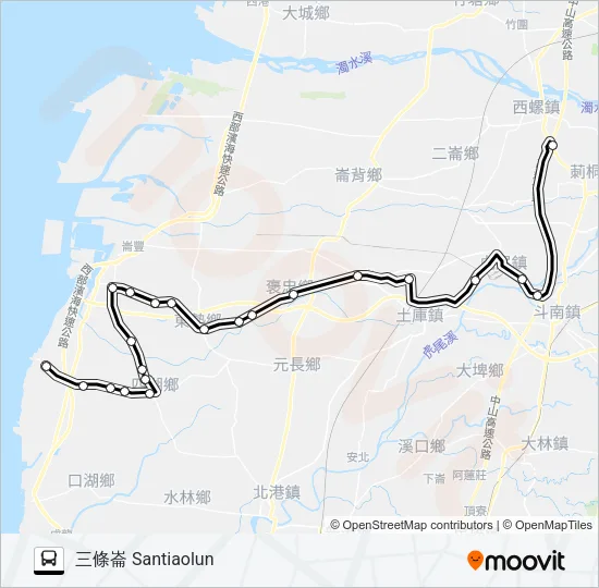 1635C Bus Line Map