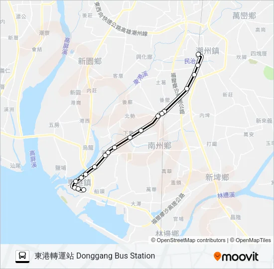 8213 Bus Line Map