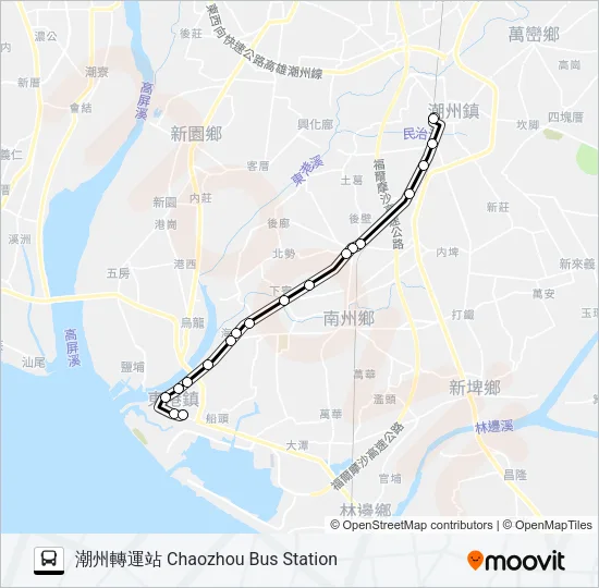 8213 Bus Line Map