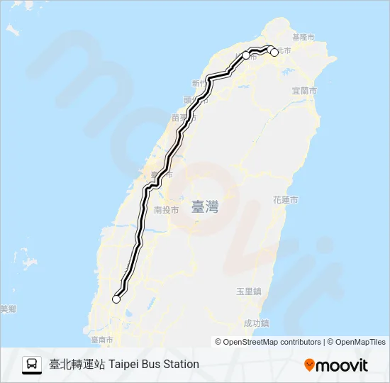 7500I Bus Line Map