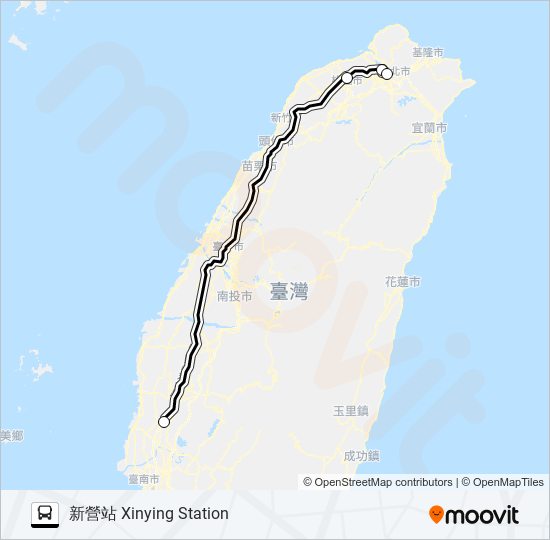 7500I bus Line Map