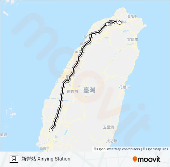 7500I Bus Line Map