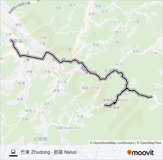 5625 bus Line Map