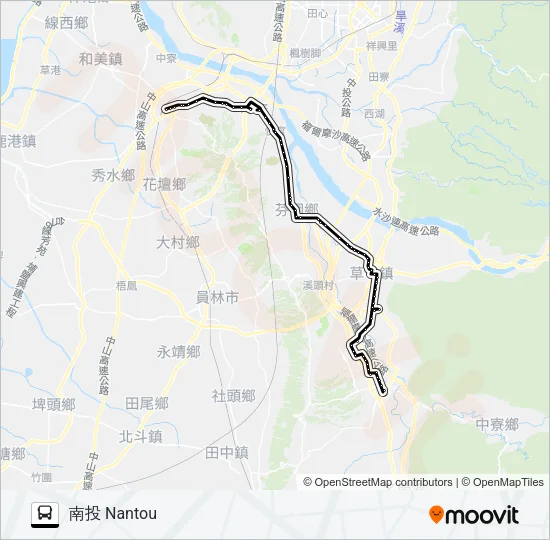 巴士6917的線路圖