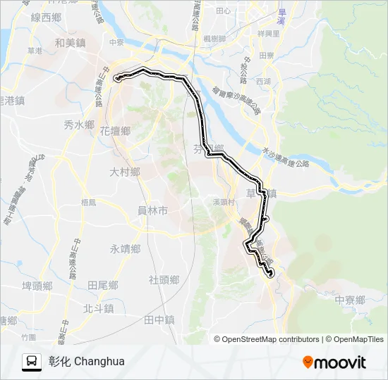 巴士6917的線路圖