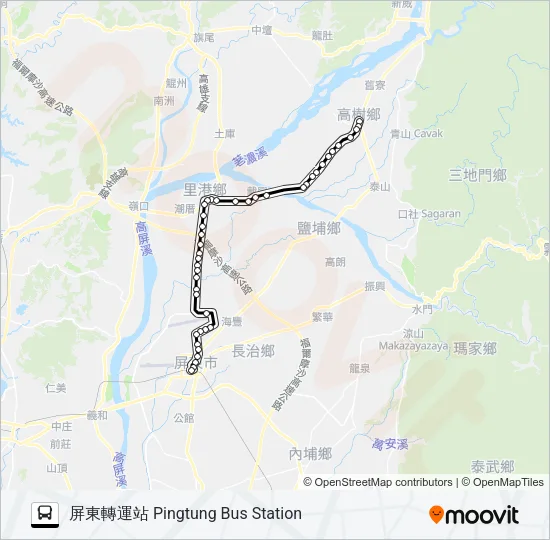 8217 Bus Line Map