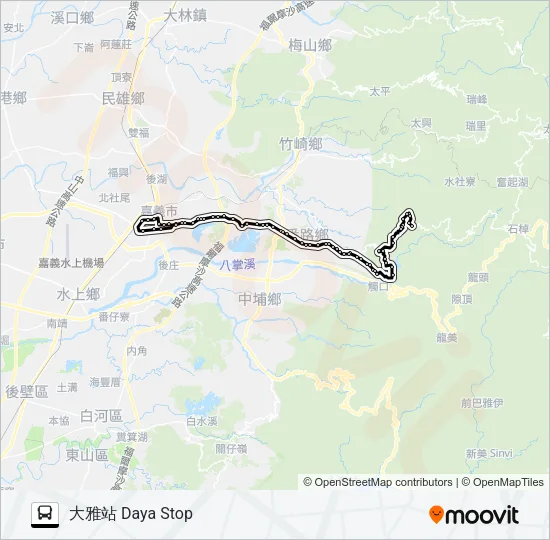 7318 Bus Line Map
