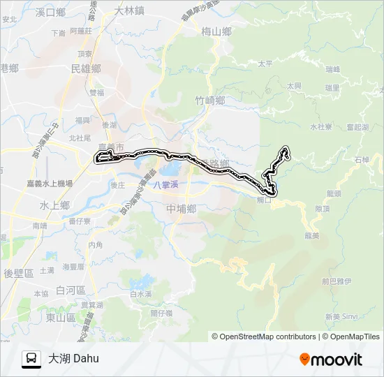 7318 Bus Line Map