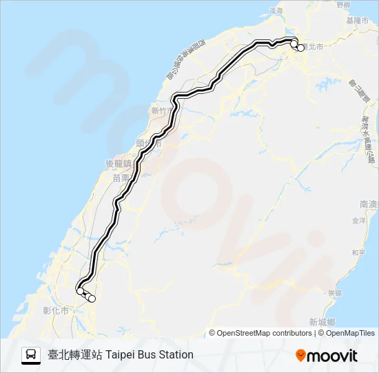1827 Bus Line Map