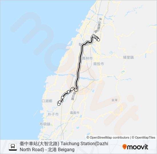 9015A bus Line Map