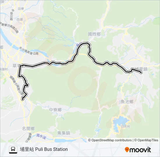 6875 Bus Line Map