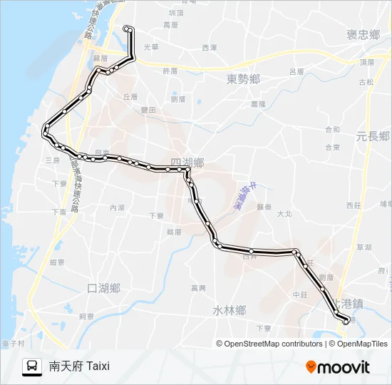 7221 Bus Line Map