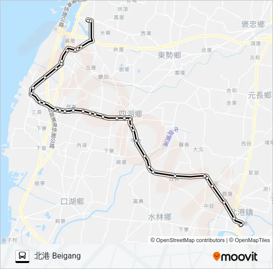 7221 Bus Line Map