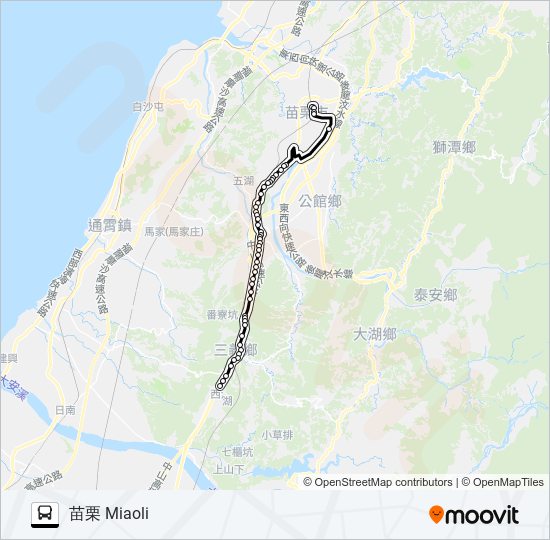 5664C bus Line Map