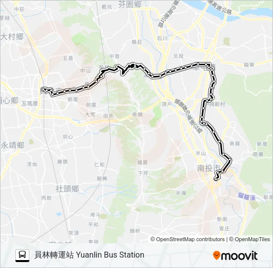 6924 Bus Line Map