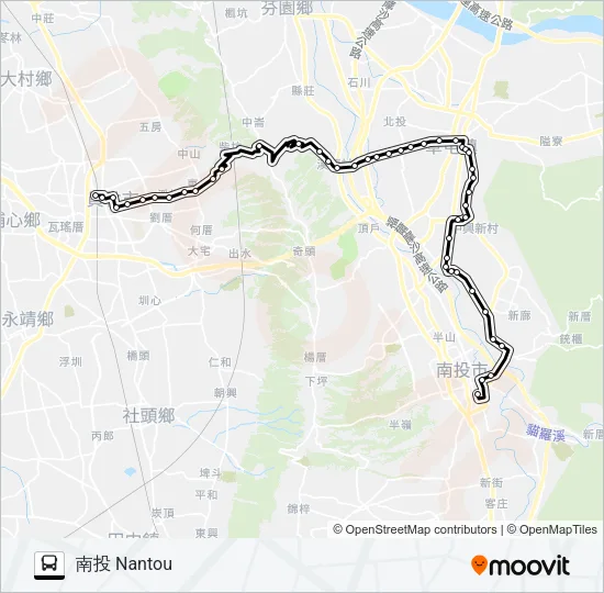 6924 Bus Line Map