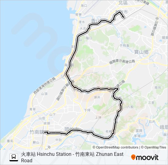 5823 bus Line Map