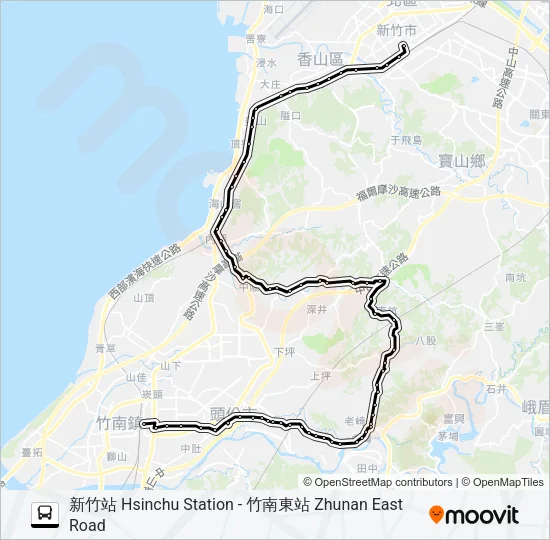 5823 Bus Line Map