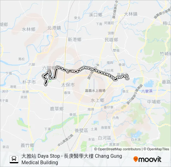 7303 Bus Line Map