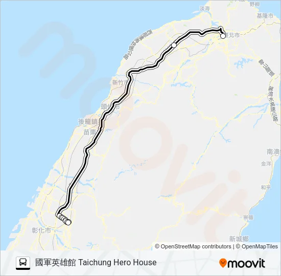 1619B Bus Line Map