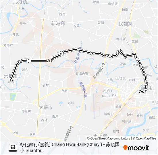 7217 Bus Line Map