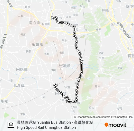 6915 Bus Line Map