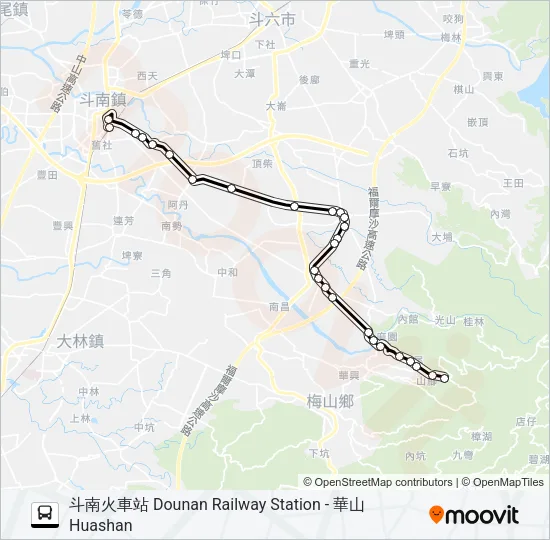 7106 Bus Line Map