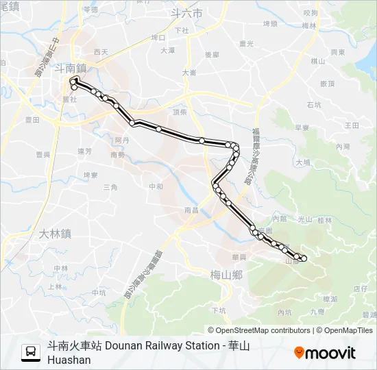 7106 Bus Line Map