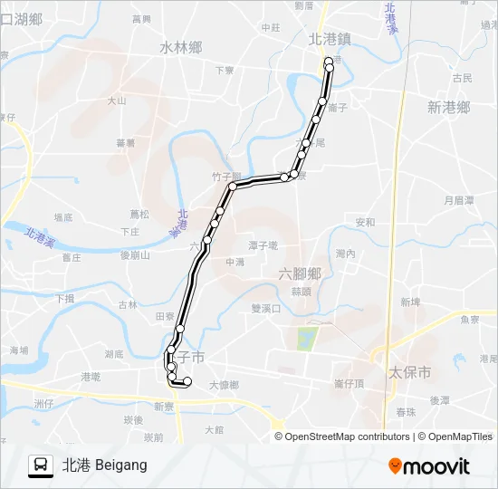 7231 Bus Line Map