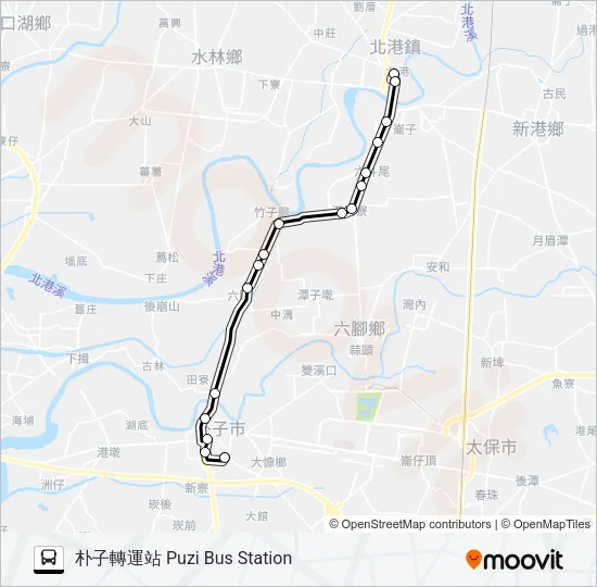7231 Bus Line Map