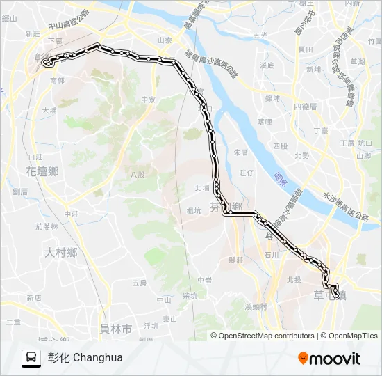 6917B Bus Line Map