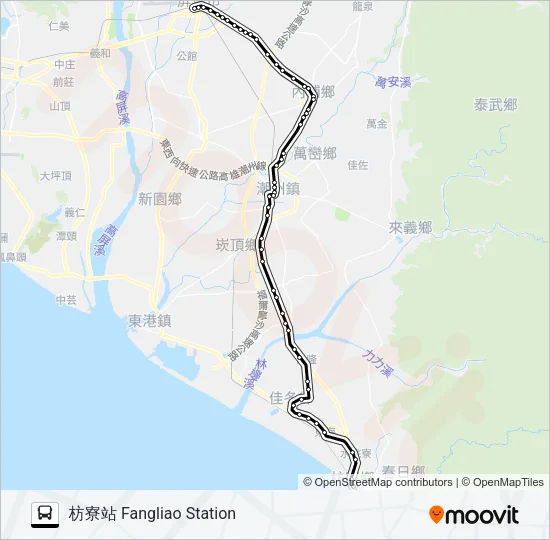 巴士1780的線路圖