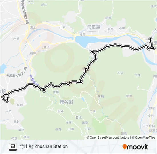 巴士6718的線路圖