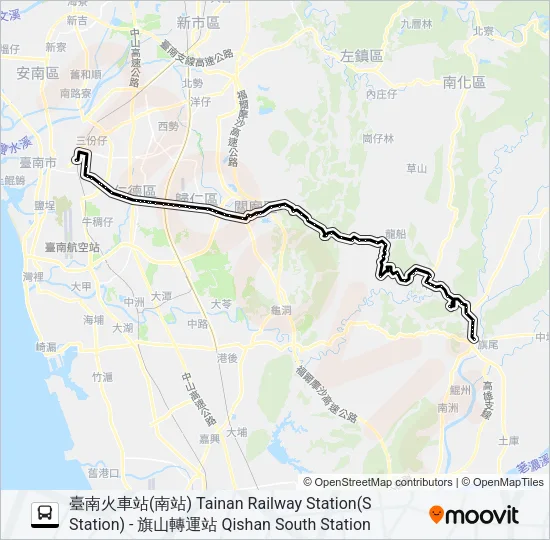 8050 Bus Line Map