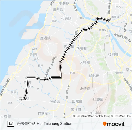 巴士6736A的線路圖