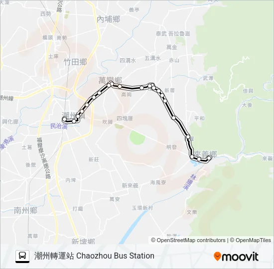 8209 Bus Line Map