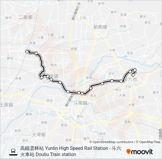 7122 Bus Line Map