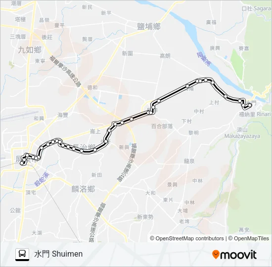 8228 Bus Line Map