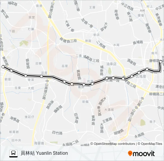 6703 Bus Line Map