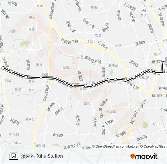 6703 Bus Line Map