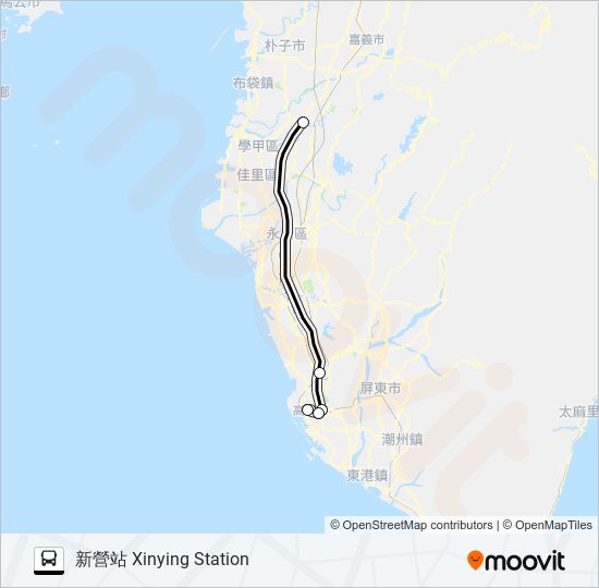 7512A bus Line Map