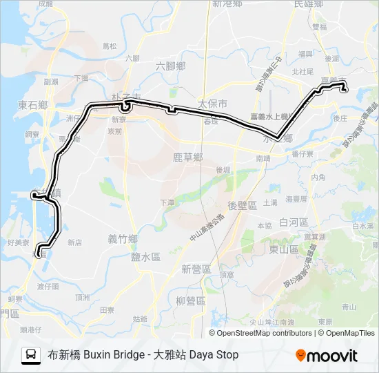 7327I Bus Line Map