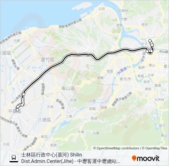 2022 Bus Line Map