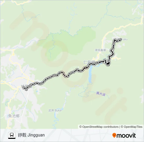 6660A Bus Line Map