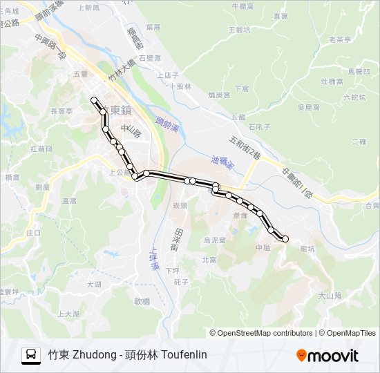 5635 bus Line Map